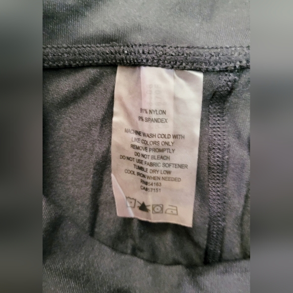 Calvin Klein Performance Leggings Yoga Quick Dry Women’s Small Black Pink - Picture 3 of 7